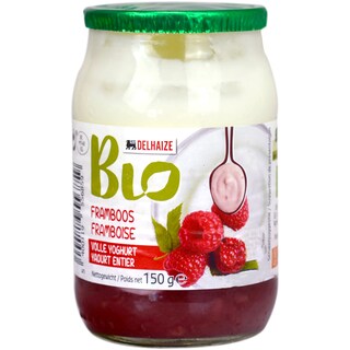 Delhaize Bio | Iaurt cu zmeura 150g