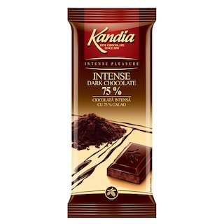 Kandia | Ciocolata amaruie cu 75%cacao 80g
