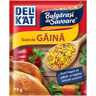 Delikat | Baza pentru mancaruri Bulgarasi de savoare, cu gust de gaina 75g