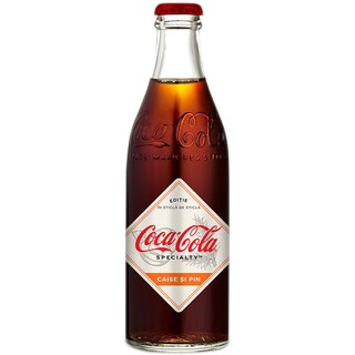 Coca-Cola Specialty | Bautura racoritoare carbogazoasa cu gust de caise si pin 250ml