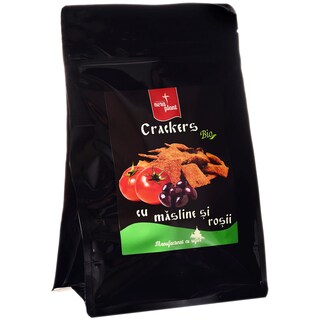 Nera Plant | Crackers bio cu masline si rosii 150g