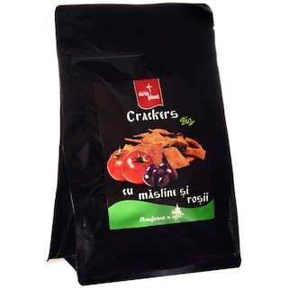 Nera Plant | Crackers bio cu masline si rosii 150g