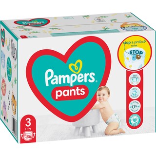 Pampers | Pants | Scutece chilotel bebelusi Marimea 3, 6-11kg, 86 bucati