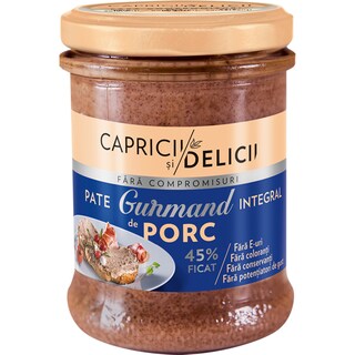 Capricii si Delicii | Pate de porc 45% ficat 180g