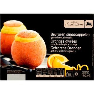 Taste of Inspirations | Portocale cu inghetata de portocale 2x75ml