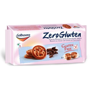 Galbusera | Zero Gluten | Biscuiti cu bucati de ciocolata,fara gluten 200g