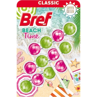 Bref | Power Aktiv | Odorizant wc Beach Time 3x50g