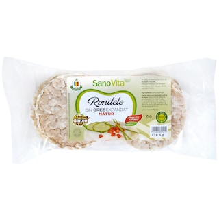 Sano Vita | Rondele din orez expandat  80g