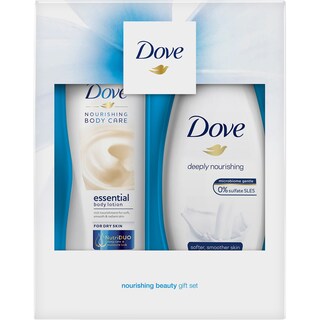 Dove | Set cadou Gel de dus + Lapte de corp nutritiv