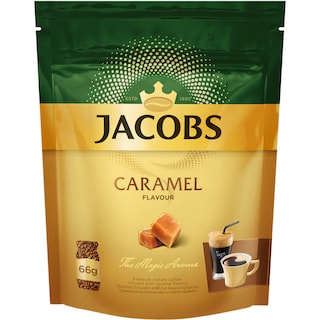 Jacobs | Cafea instant cu aroma de Caramel 66g