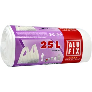 Alufix | Saci menajeri 25l, 30 bucati, cu maner