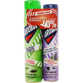 Aroxol | Spray impotriva gandacilor si spray impotriva moliilor 400ml+250ml