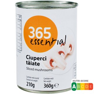 365 | Ciuperci taiate 360g