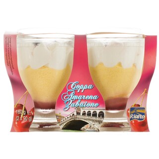 Rialto | Desert din amarena la pahar 2x90g