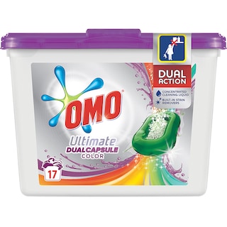 Omo | Detergent pentru rufe capsule Ultimate Color 17 capsule
