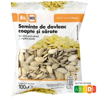 365 | Seminte de dovleac, coapte si sarate 100g