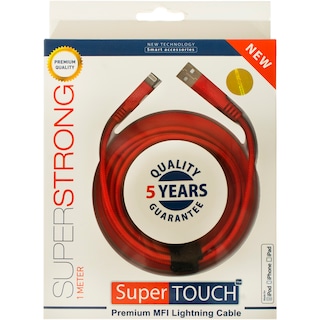 Super Touch | Cablu lightning pentru conectarea si incarcarea dispozitivelor Apple