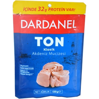 Dardanel | Ton bucati in ulei de floarea soarelui 120g