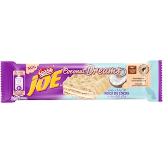 Joe | Napolitana cu fulgi de cocos si ciocolata alba 30.5g