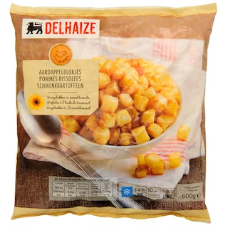 Delhaize | Cartofi preprajiti cuburi 600g