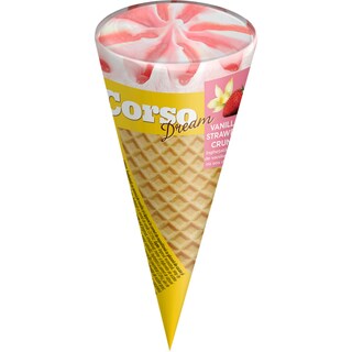 Corso | Dream | Inghetata cu aroma de vanilie si capsuni 76g