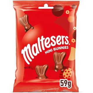 Maltesers | Mini iepurasi de ciocolata cu miez usor si crocant 58g