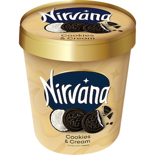 Nirvana | Inghetata Cookie & Cream 538g