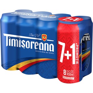 Timisoreana | Bere blonda  7+1x0.5L