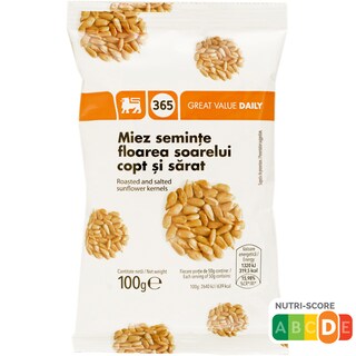 365 | Miez seminte floarea soarelui copt si sarat 100g