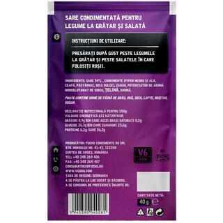 Fuchs | Sare condimentata pentru legume la gratar si salata 40g
