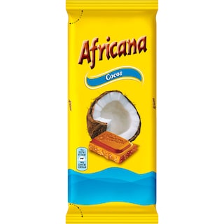 Africana | Ciocolata cu lapte si cocos 90g