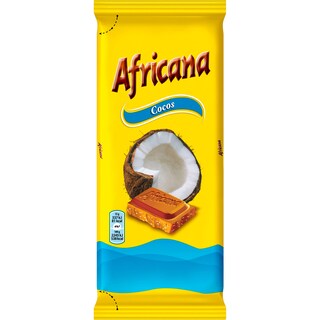 Africana | Ciocolata cu lapte si cocos 90g