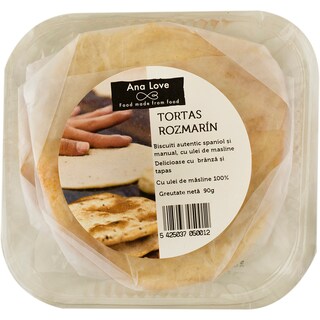 Ana Luz | Crackers cu rozmarin 90g