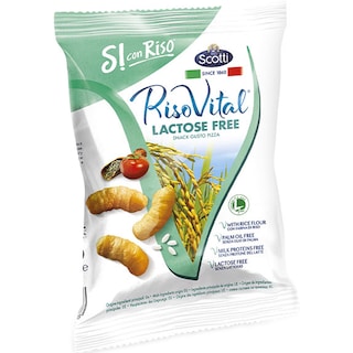Riso Scotti | RisoVital | Snack de porumb si orez cu aroma de pizza 40g