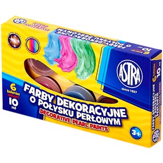 Astra | Tempera perlata, 10ml, 6 culori