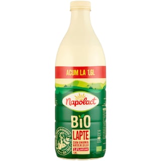Napolact Bio | Lapte 3.8% grasime 1.6L