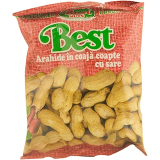 Best | Arahide in coaja, coapte, cu sare 100g
