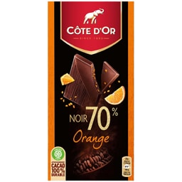 Ciocolata 70% cacao cu portocale 100g