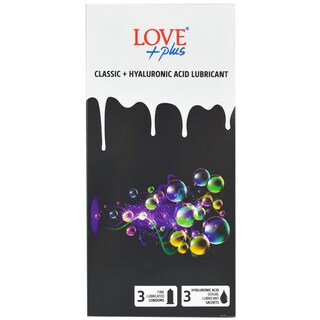 Love Plus | Prezervative Classic Hyaluronic Acid Lubricant