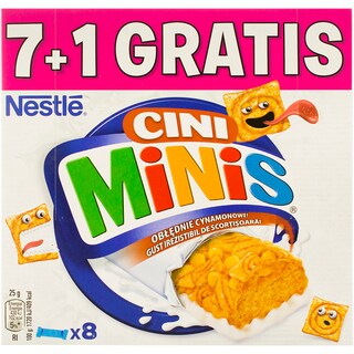 Nestle | Cini Minis | Pachet batoane cu cereale  8x25g