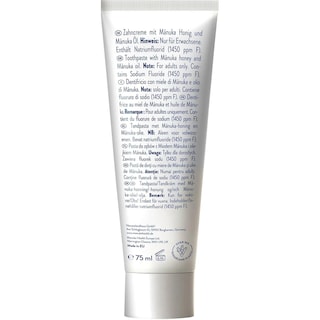 Manuka Health | Pasta de dinti cu fluor, cu miere de Manuka MGO 250+ si cu ulei de Manuka 75ml