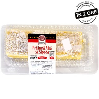 Gusturi romanesti | Prajitura Alba ca Zapada 180g