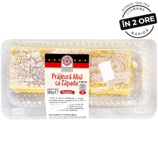 Gusturi romanesti | Prajitura Alba ca Zapada 180g