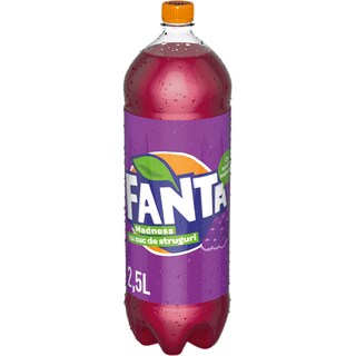 Fanta | Madness | Bautura racoritoare carbogazoasa cu suc de struguri 2.5L