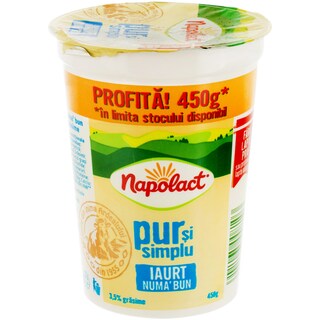 Napolact | Numa` bun | Iaurt 3.5% grasime 450g