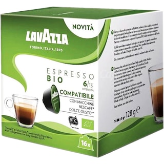Lavazza | Dolce Gusto | Cafea Esspreso bio 16 capsule