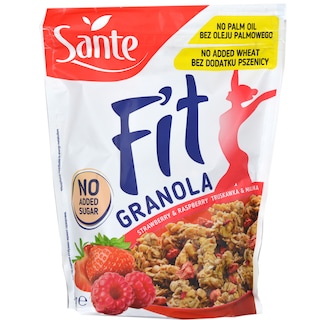 Sante | Granola cu capsuni si zmeura  300g