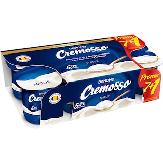 Cremosso | Iaurt Natur  8x125g