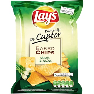 Lay's | Chipsuri din cartofi cu aroma de ceapa si branza 125g