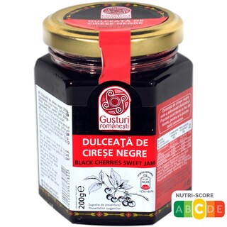 Gusturi romanesti | Dulceata de cirese negre 200g